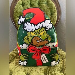 Loungefly Grinch & Max Mini Backpack Universal Studios New